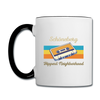 Schöneberg Hippest Neighborhood - Tasse zweifarbig - Weiß/Schwarz