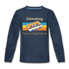 Schöneberg Hippest Neighborhood - Kinder Langarmshirt - Navy