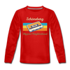Schöneberg Hippest Neighborhood - Kinder Langarmshirt - Rot