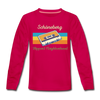 Schöneberg Hippest Neighborhood - Kinder Langarmshirt - dunkles Pink