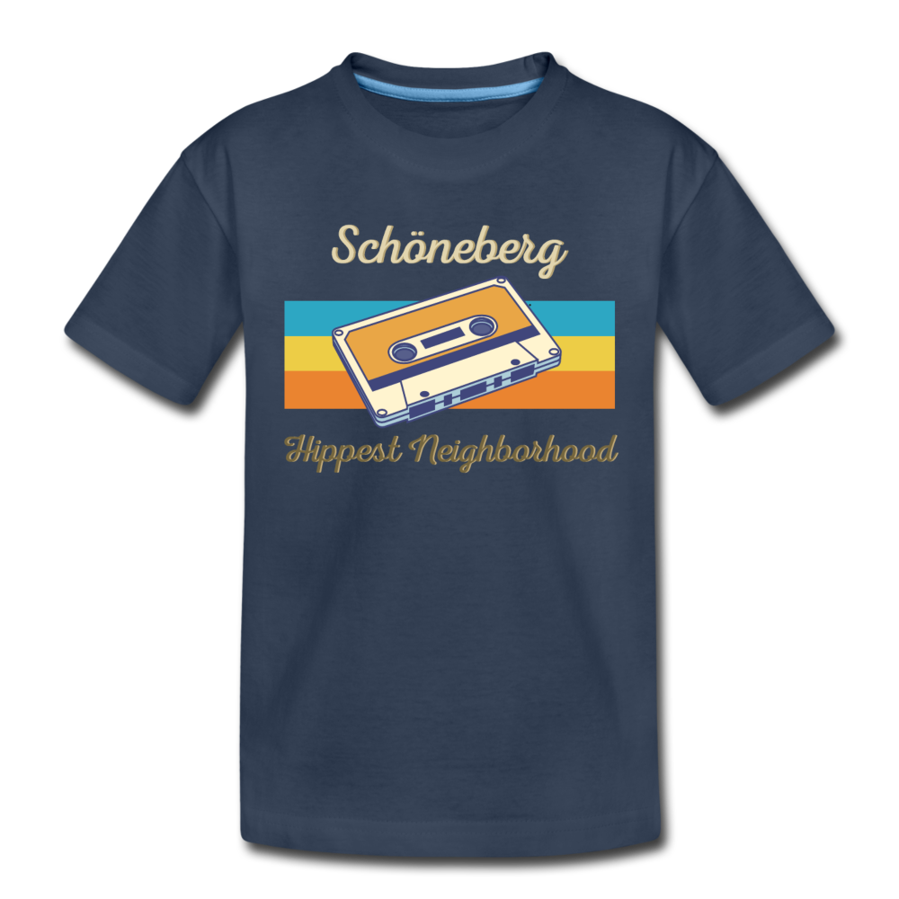 Schöneberg Hippest Neighborhood - Teenager Premium T-Shirt - Navy