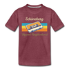 Schöneberg Hippest Neighborhood - Teenager Premium T-Shirt - Bordeauxrot meliert