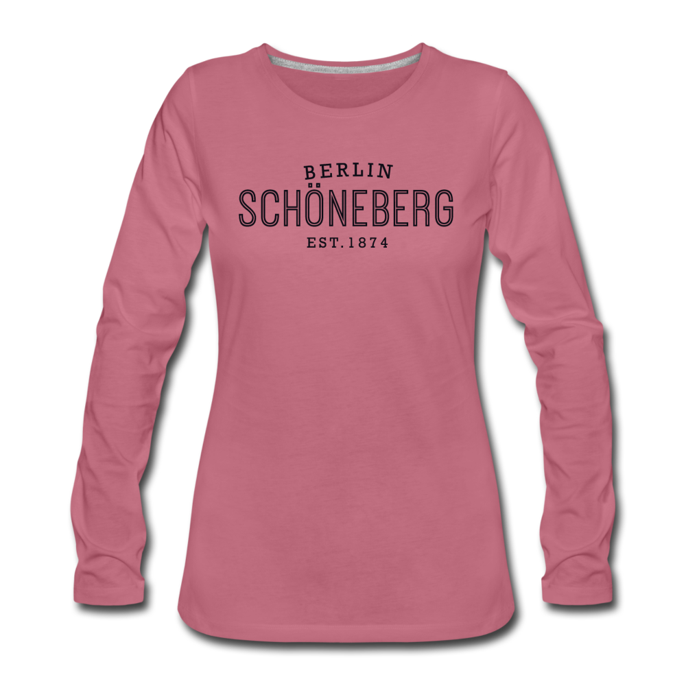 Schöneberg  - Frauen Premium Langarmshirt - Malve