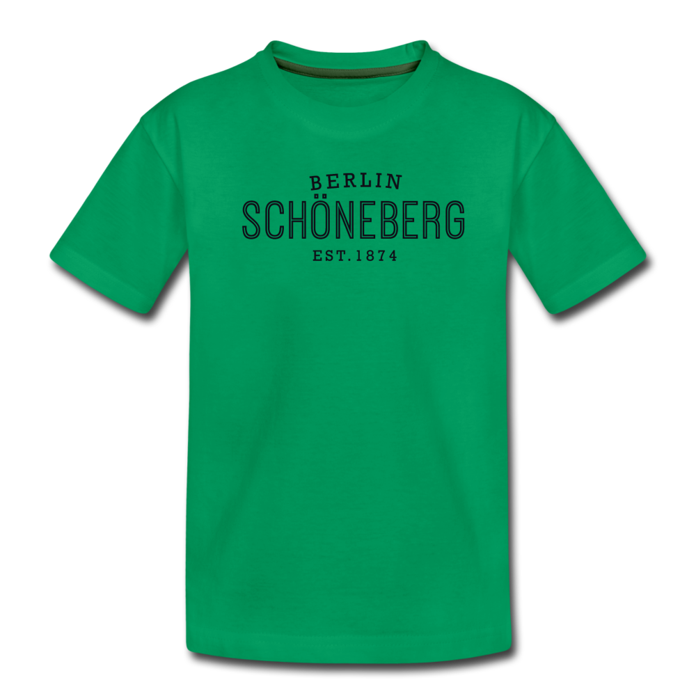 Kinder T-Shirt mit Schöneberg Motiv als klare Ortsansage.