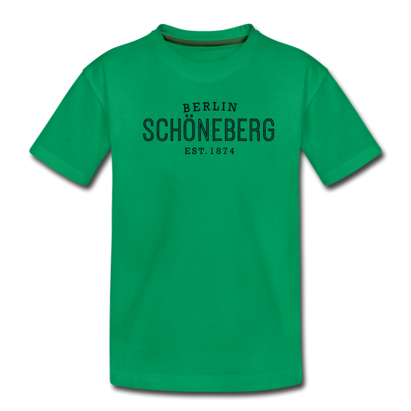 Kinder T-Shirt mit Schöneberg Motiv als klare Ortsansage.