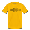 T-Shirt mit dem Motiv Schöneberg als klarer Bezug zum Berliner Kiez.