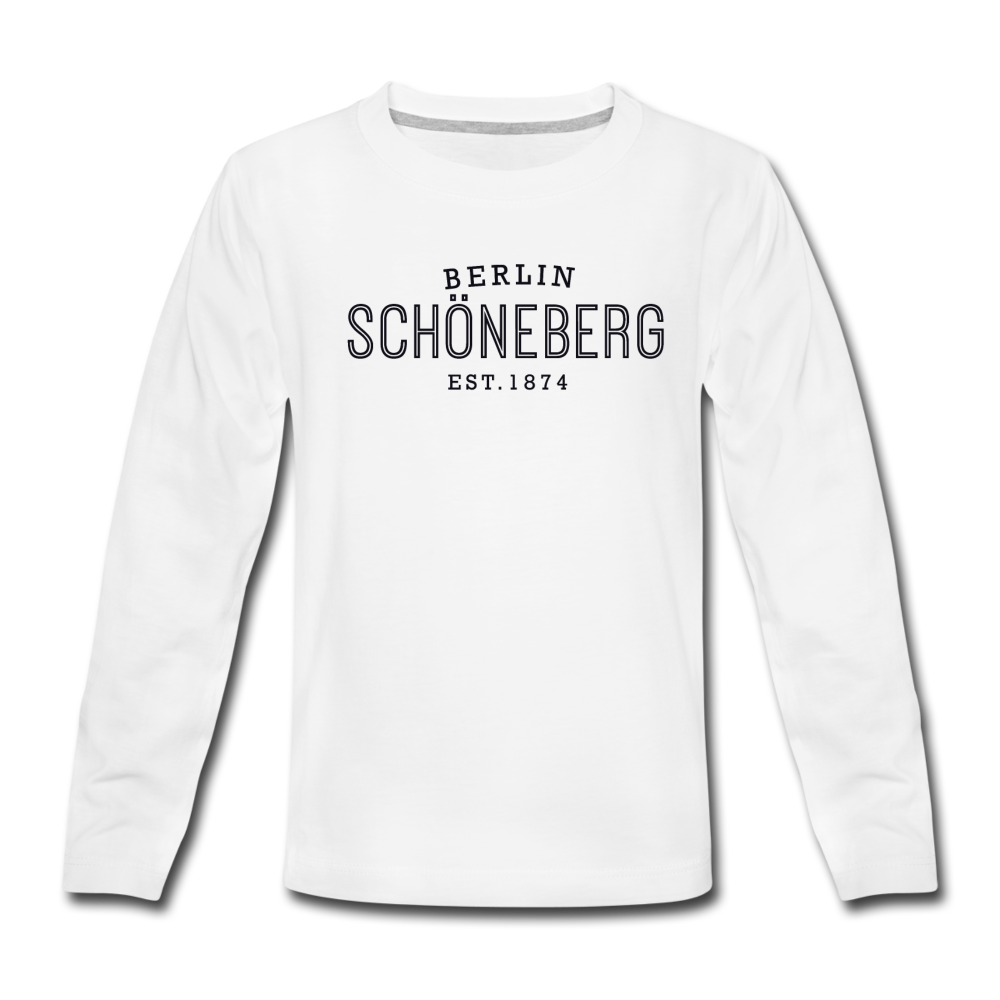 Kinder Langarmshirt mit Schöneberg Motiv auf der Vorderseite.