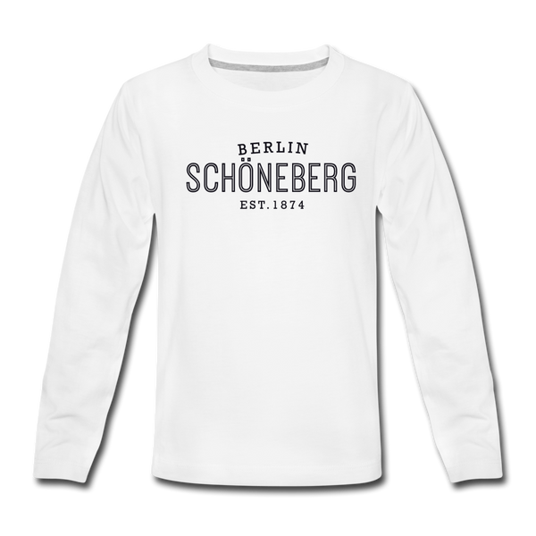 Kinder Langarmshirt mit Schöneberg Motiv auf der Vorderseite.