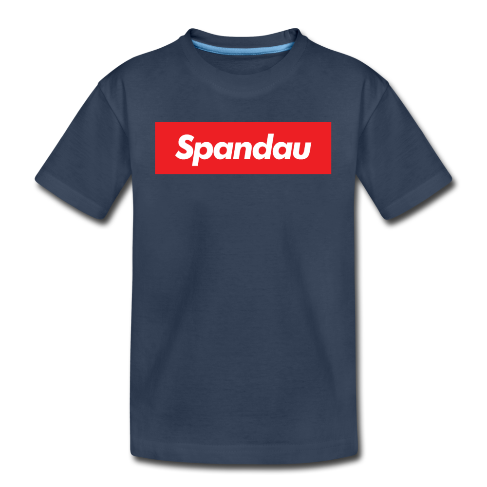 Spandau rot - Teenager Premium T-Shirt - Navy