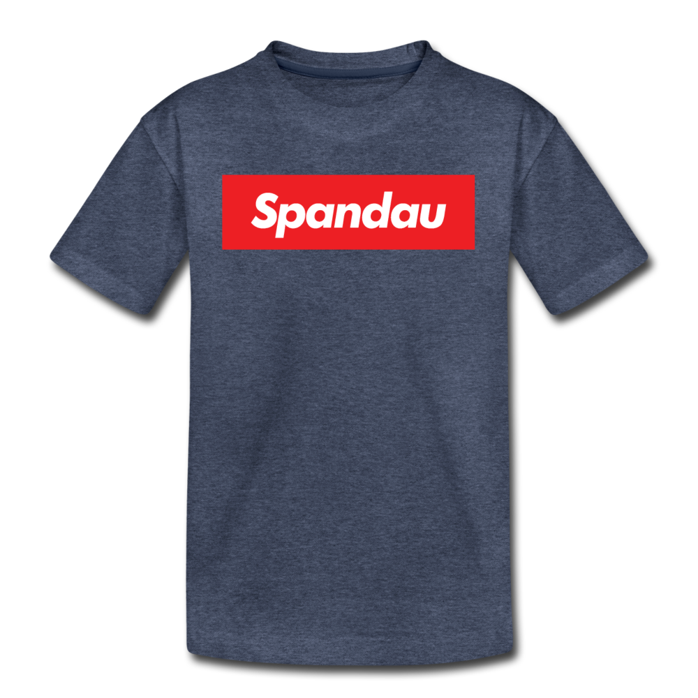 Spandau rot - Teenager Premium T-Shirt - Blau meliert