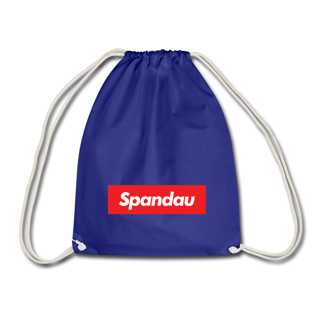 Spandau rot - Turnbeutel - Königsblau