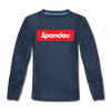 Spandau rot - Kinder Langarmshirt - Navy