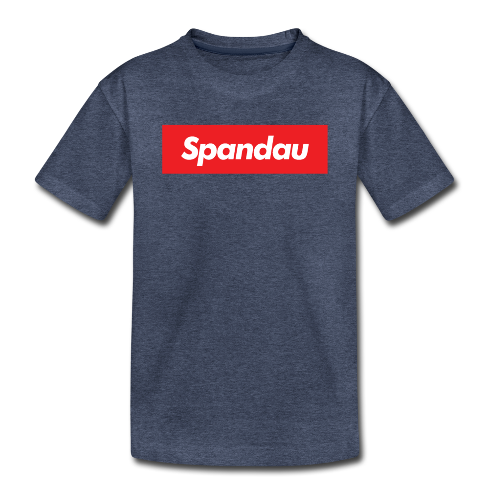 Spandau rot - Kinder Premium T-Shirt - Blau meliert