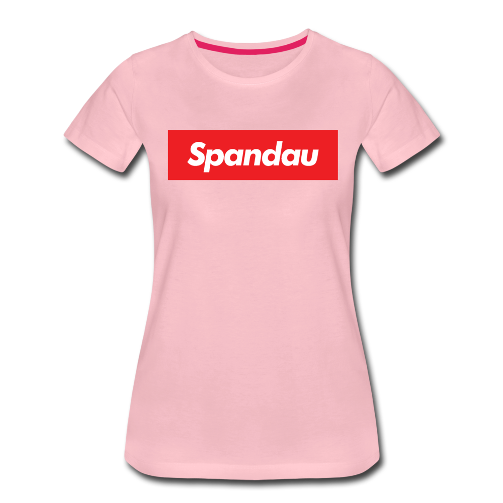 Spandau rot - Frauen Premium T-Shirt - Hellrosa