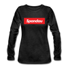 Spandau rot - Frauen Premium Langarmshirt - Anthrazit