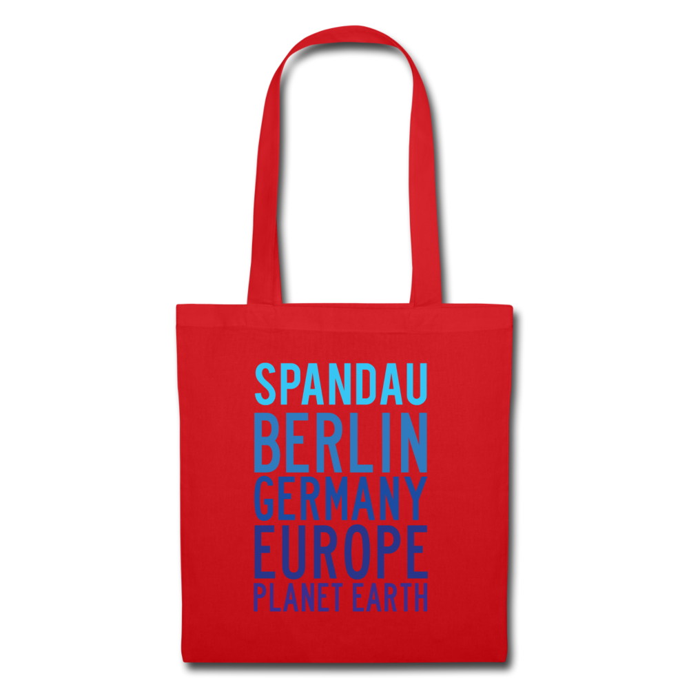 Spandau Planet Earth - Stoffbeutel - Rot