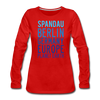 Spandau Planet Earth - Frauen Premium Langarmshirt - Rot