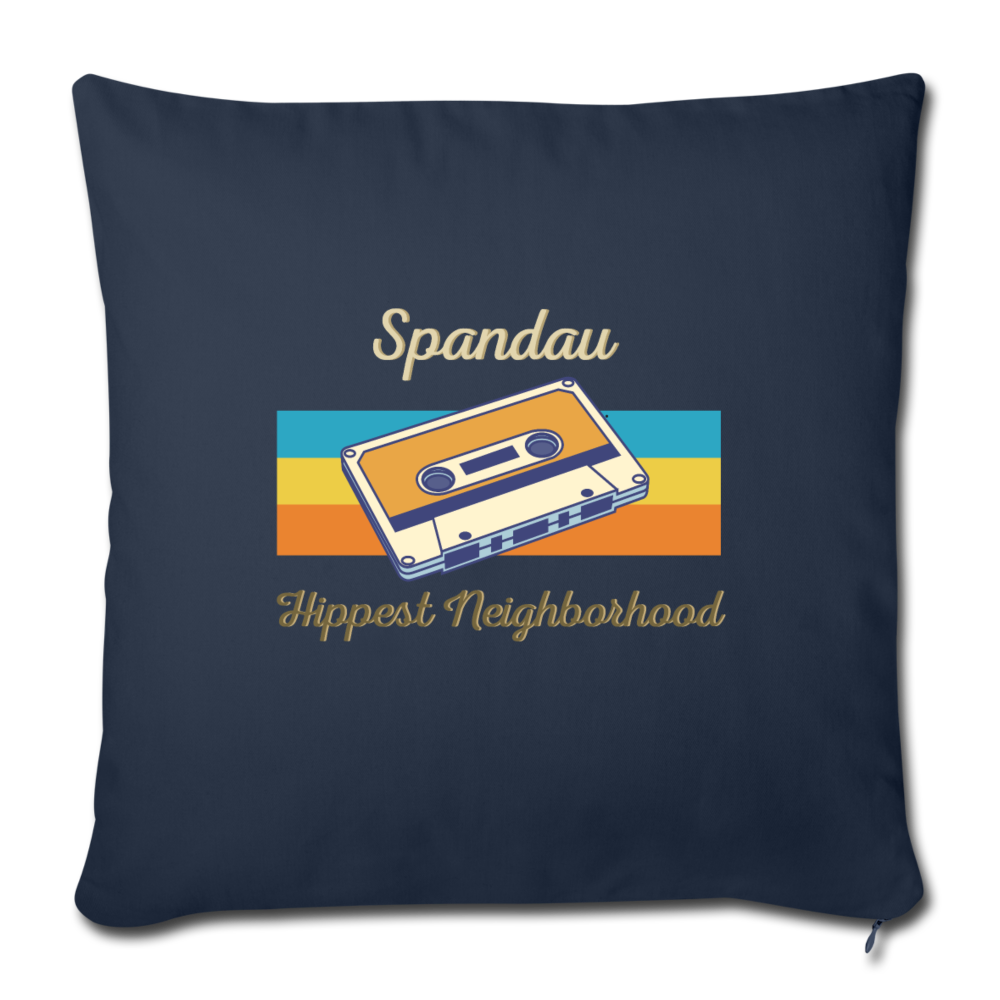 Spandau Hippest Neighborhood - Sofakissen mit Füllung (45 x 45 cm) - Navy