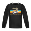 Spandau Hippest Neighborhood - Kinder Langarmshirt - Schwarz