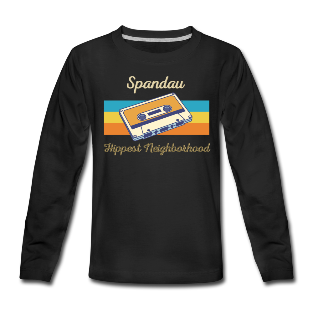 Spandau Hippest Neighborhood - Kinder Langarmshirt - Schwarz