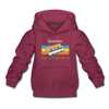 Spandau Hippest Neighborhood - Kinder Premium Hoodie - Bordeaux