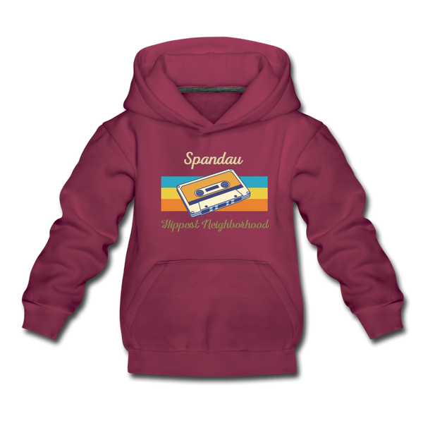 Spandau Hippest Neighborhood - Kinder Premium Hoodie - Bordeaux