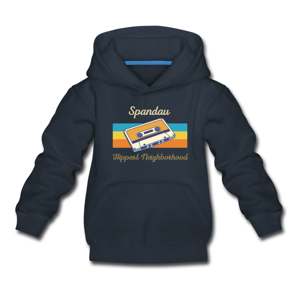 Spandau Hippest Neighborhood - Kinder Premium Hoodie - Navy