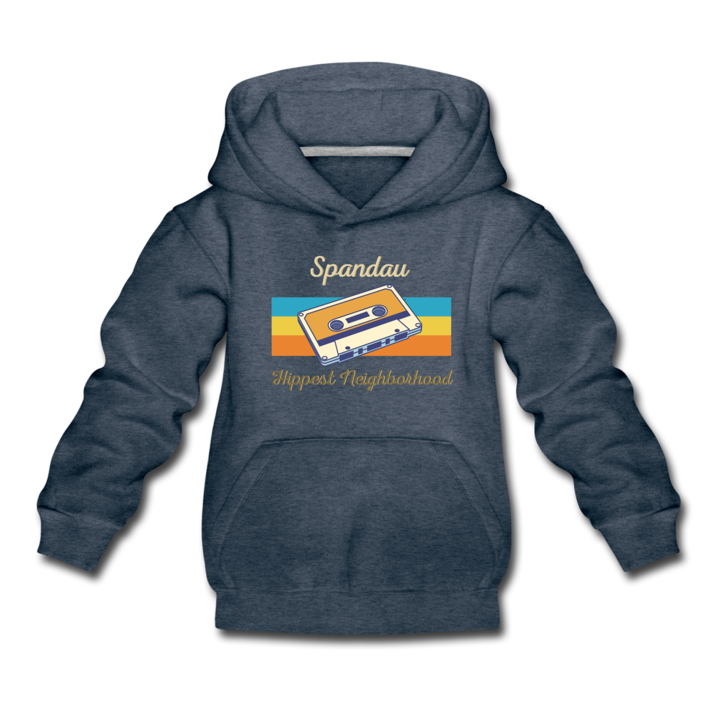 Spandau Hippest Neighborhood - Kinder Premium Hoodie - Jeansblau