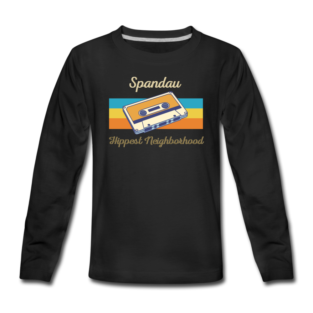 Spandau Hippest Neighborhood - Teenager Langarmshirt - Schwarz