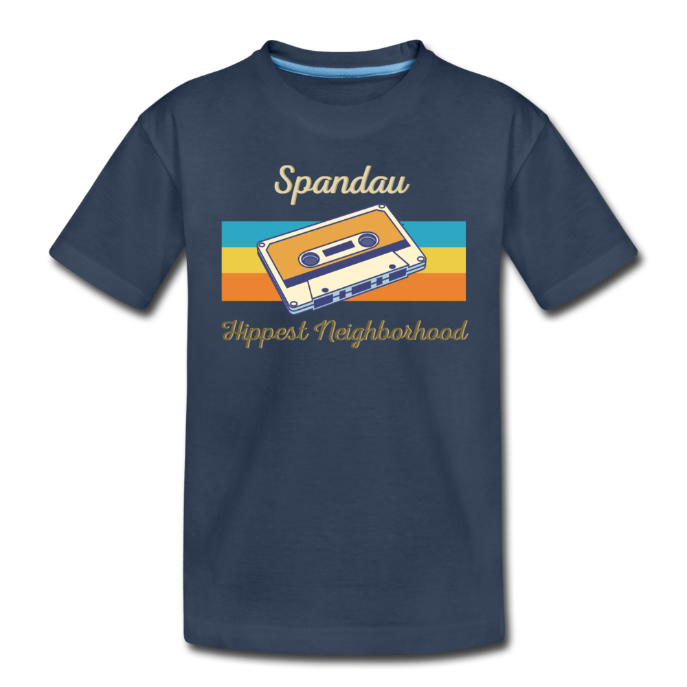 Spandau Hippest Neighborhood - Teenager Premium T-Shirt - Navy