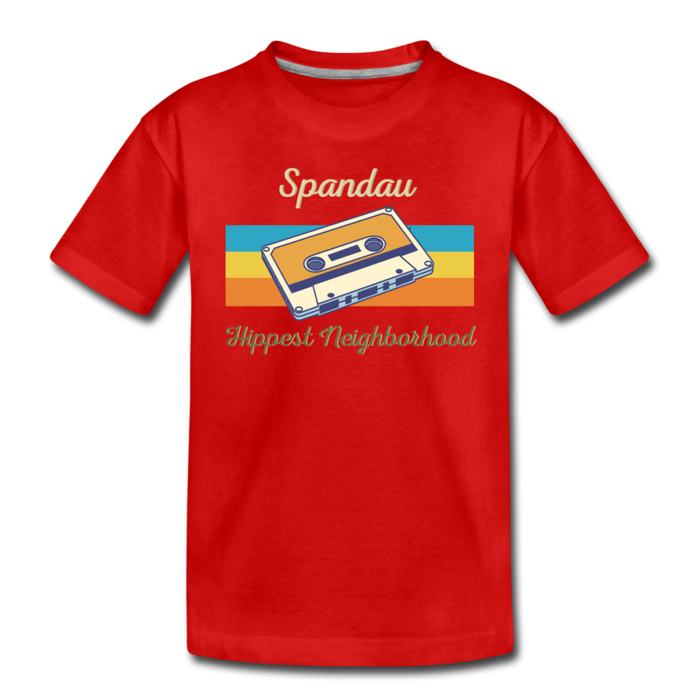 Spandau Hippest Neighborhood - Teenager Premium T-Shirt - Rot