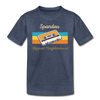 Spandau Hippest Neighborhood - Teenager Premium T-Shirt - Blau meliert