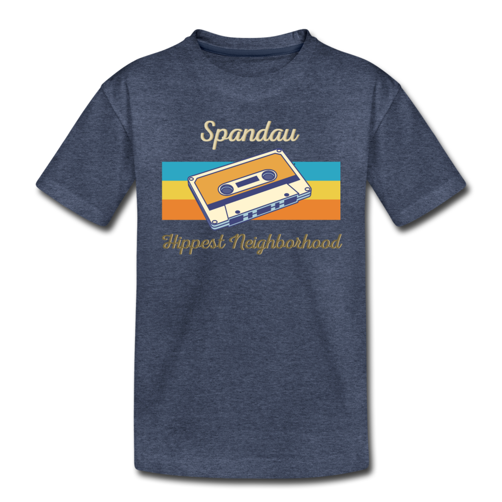 Spandau Hippest Neighborhood - Teenager Premium T-Shirt - Blau meliert