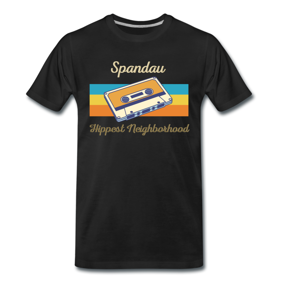 Spandau Hippest Neighborhood - Männer Premium T-Shirt - Schwarz