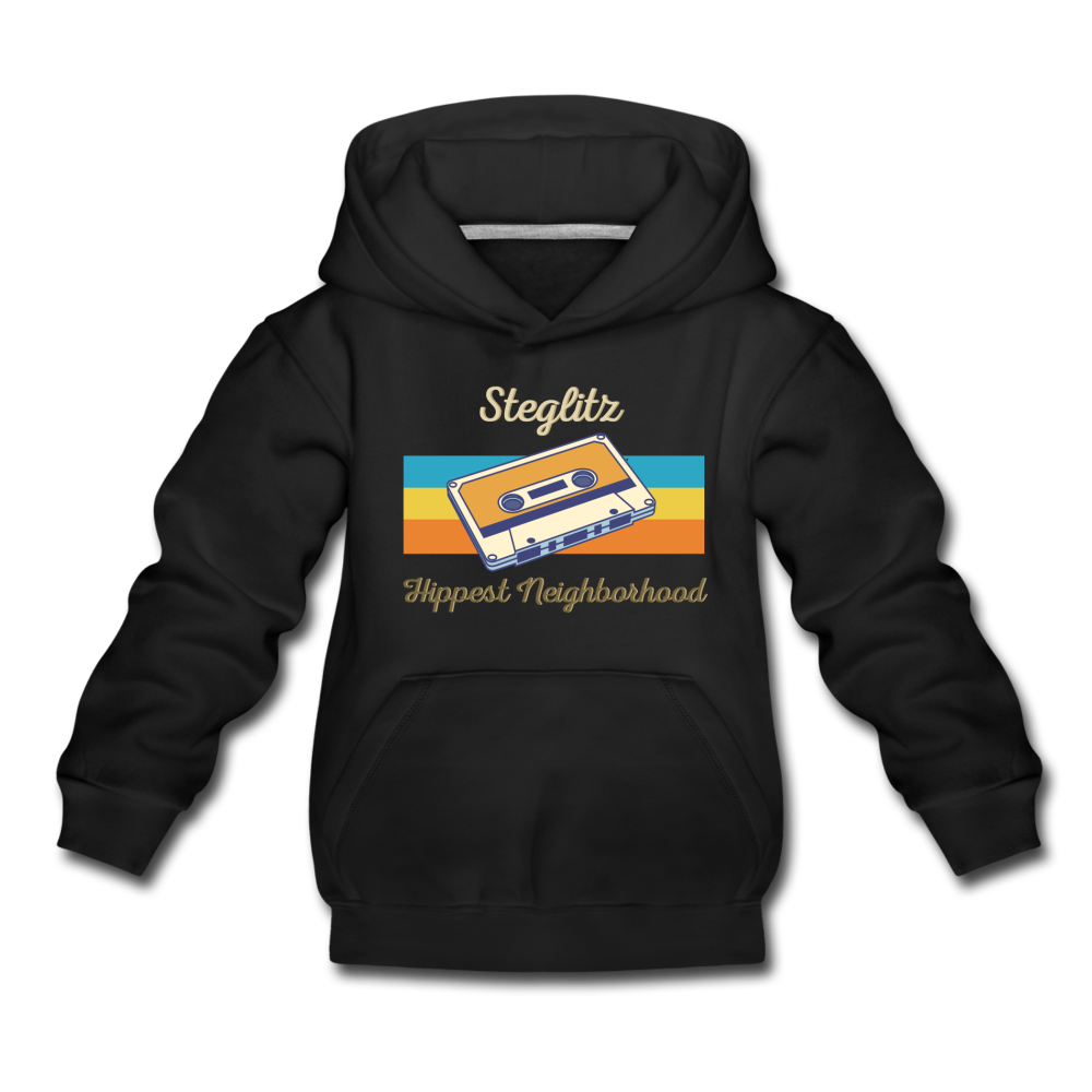 Steglitz Hippest Neighborhood - Kinder Premium Hoodie - Schwarz