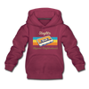 Steglitz Hippest Neighborhood - Kinder Premium Hoodie - Bordeaux