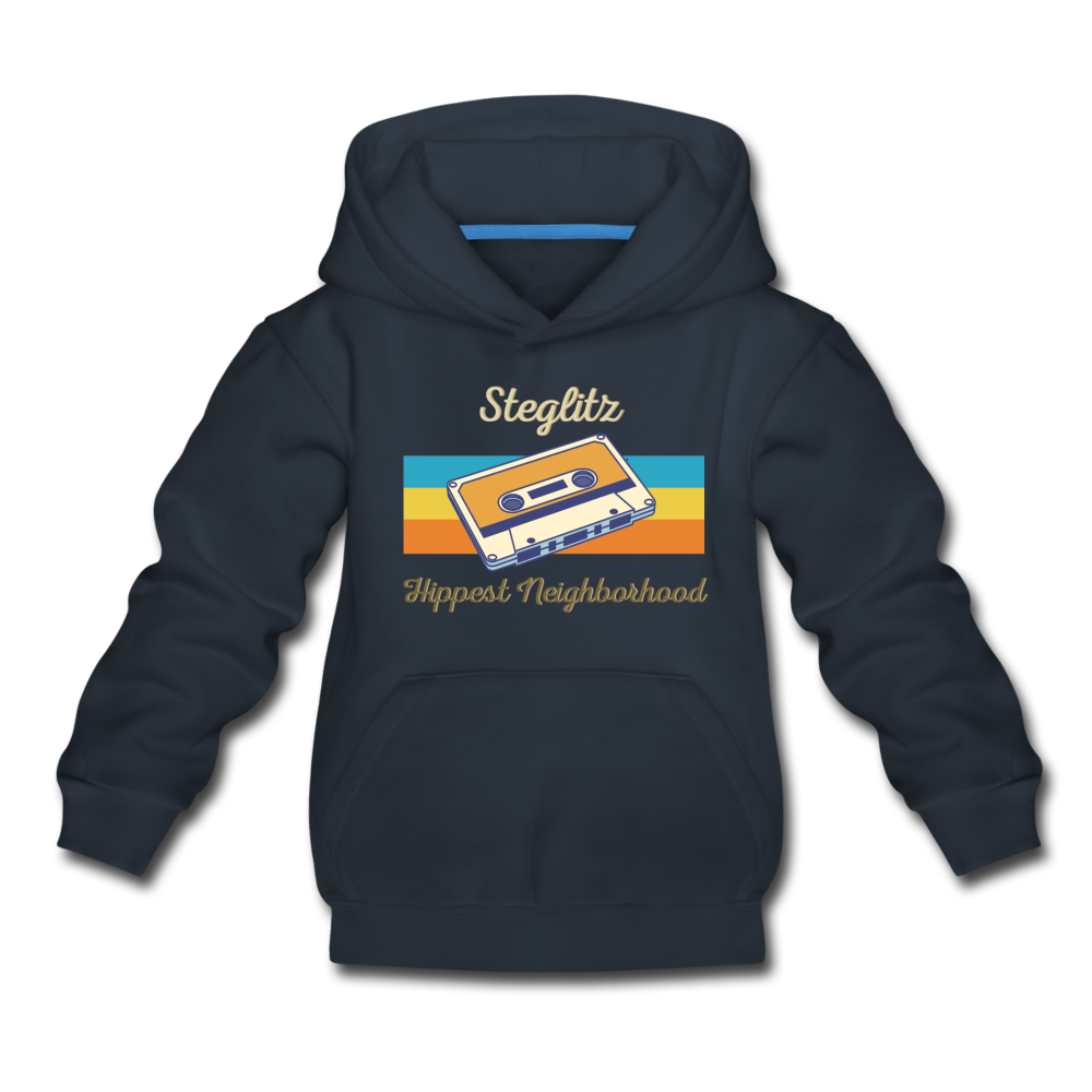 Steglitz Hippest Neighborhood - Kinder Premium Hoodie - Navy