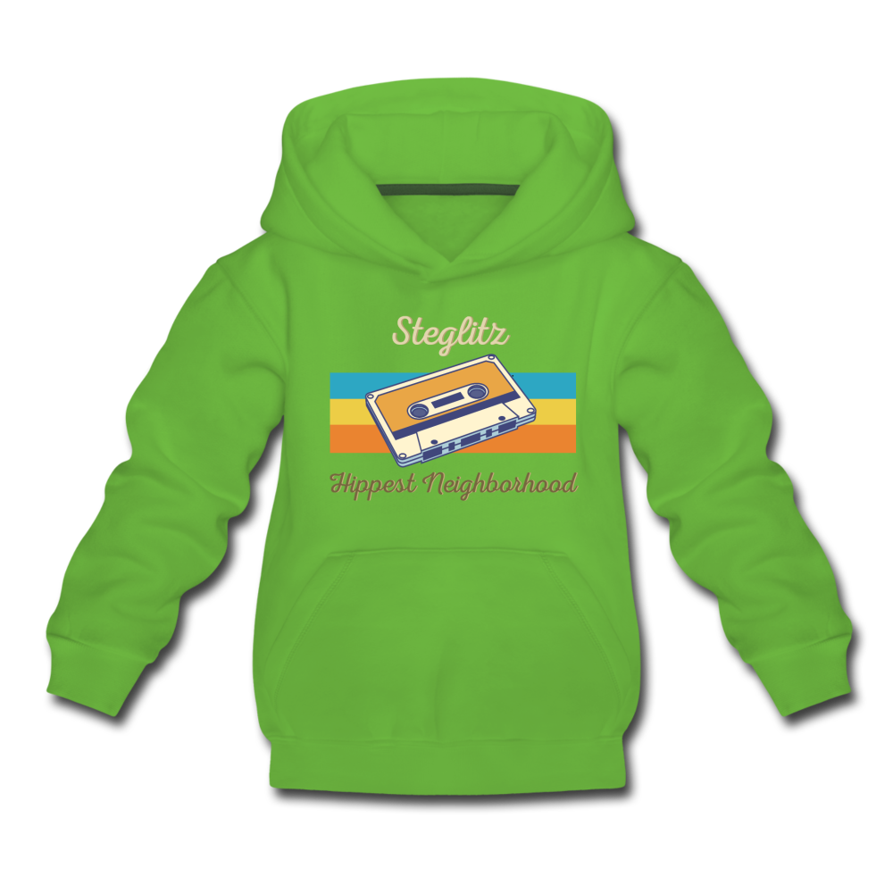 Steglitz Hippest Neighborhood - Kinder Premium Hoodie - Hellgrün