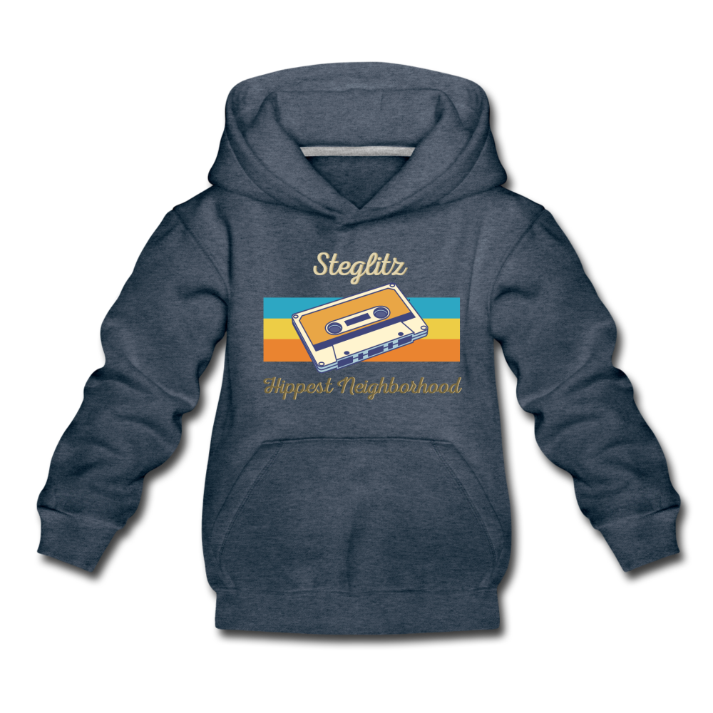 Steglitz Hippest Neighborhood - Kinder Premium Hoodie - Jeansblau