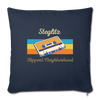 Steglitz Hippest Neighborhood - Sofakissen mit Füllung (45 x 45 cm) - Navy