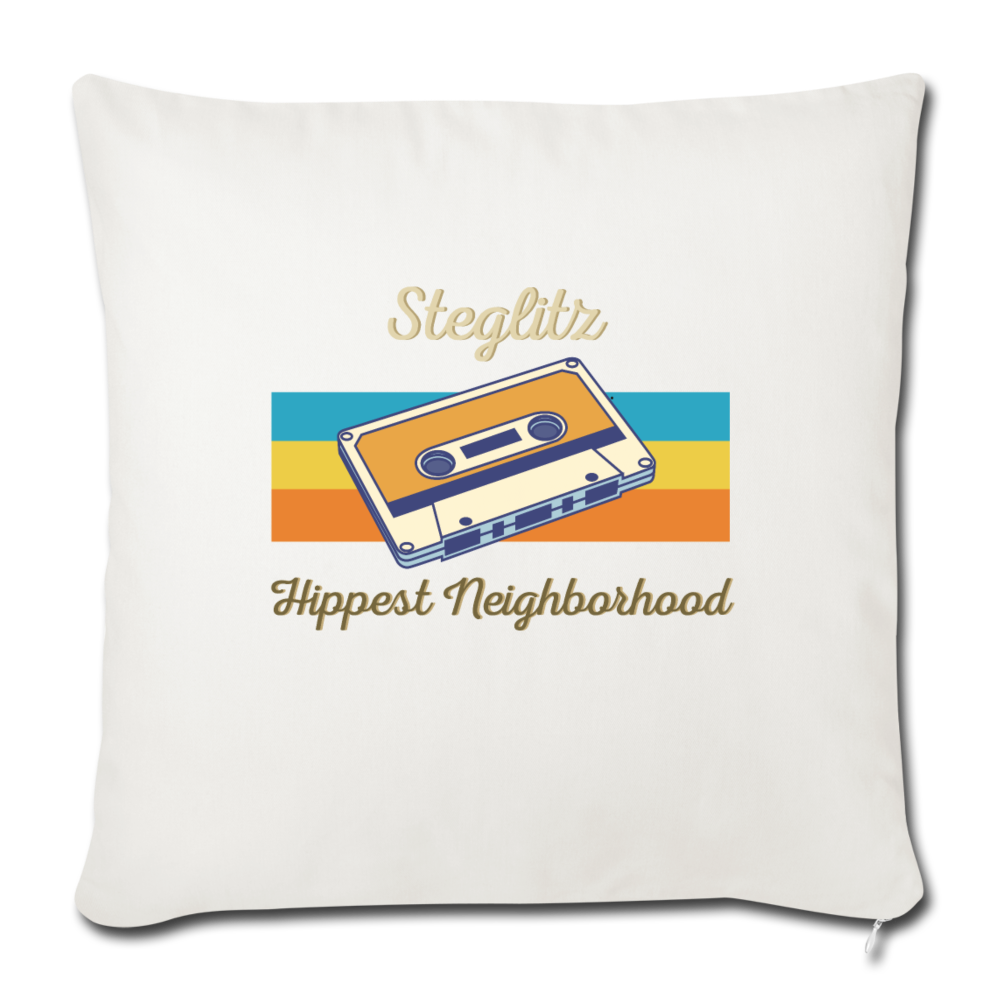 Steglitz Hippest Neighborhood - Sofakissen mit Füllung (45 x 45 cm) - Naturweiß