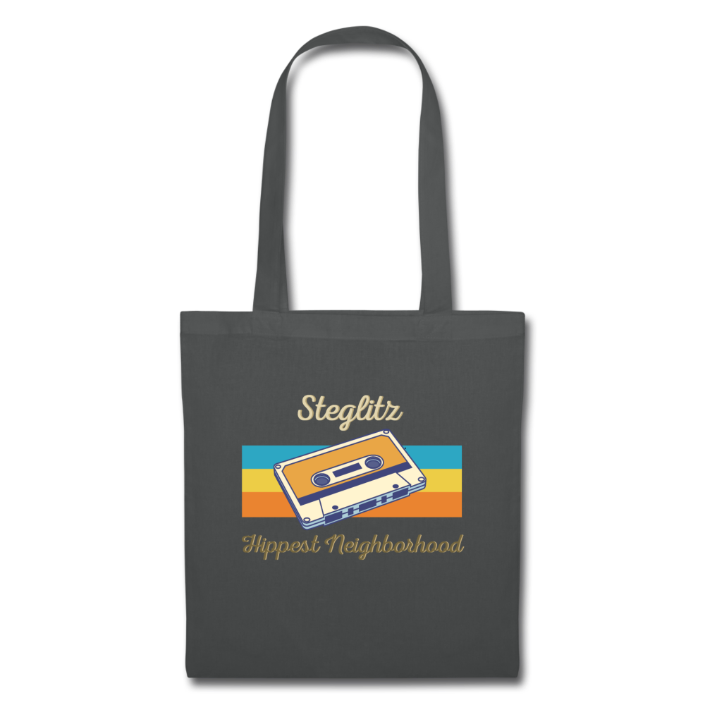 Steglitz Hippest Neighborhood - Stoffbeutel - Graphite