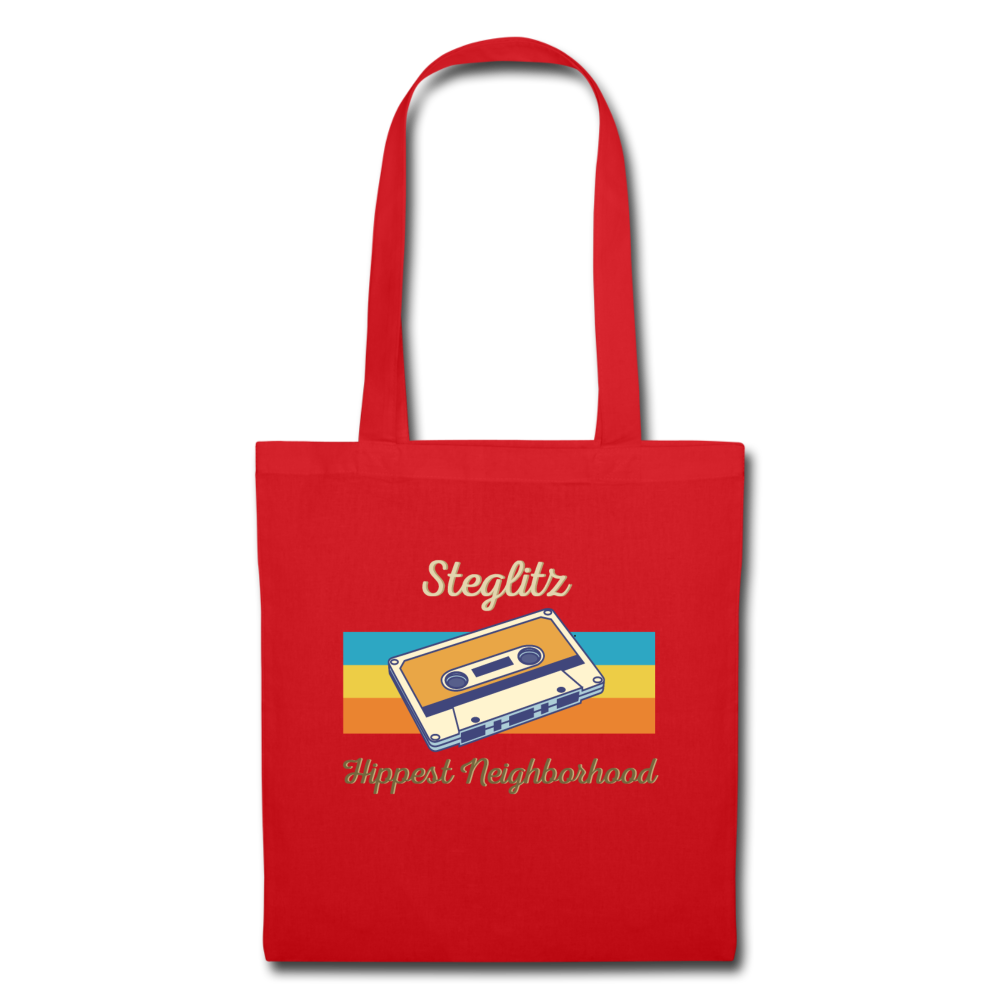 Steglitz Hippest Neighborhood - Stoffbeutel - Rot