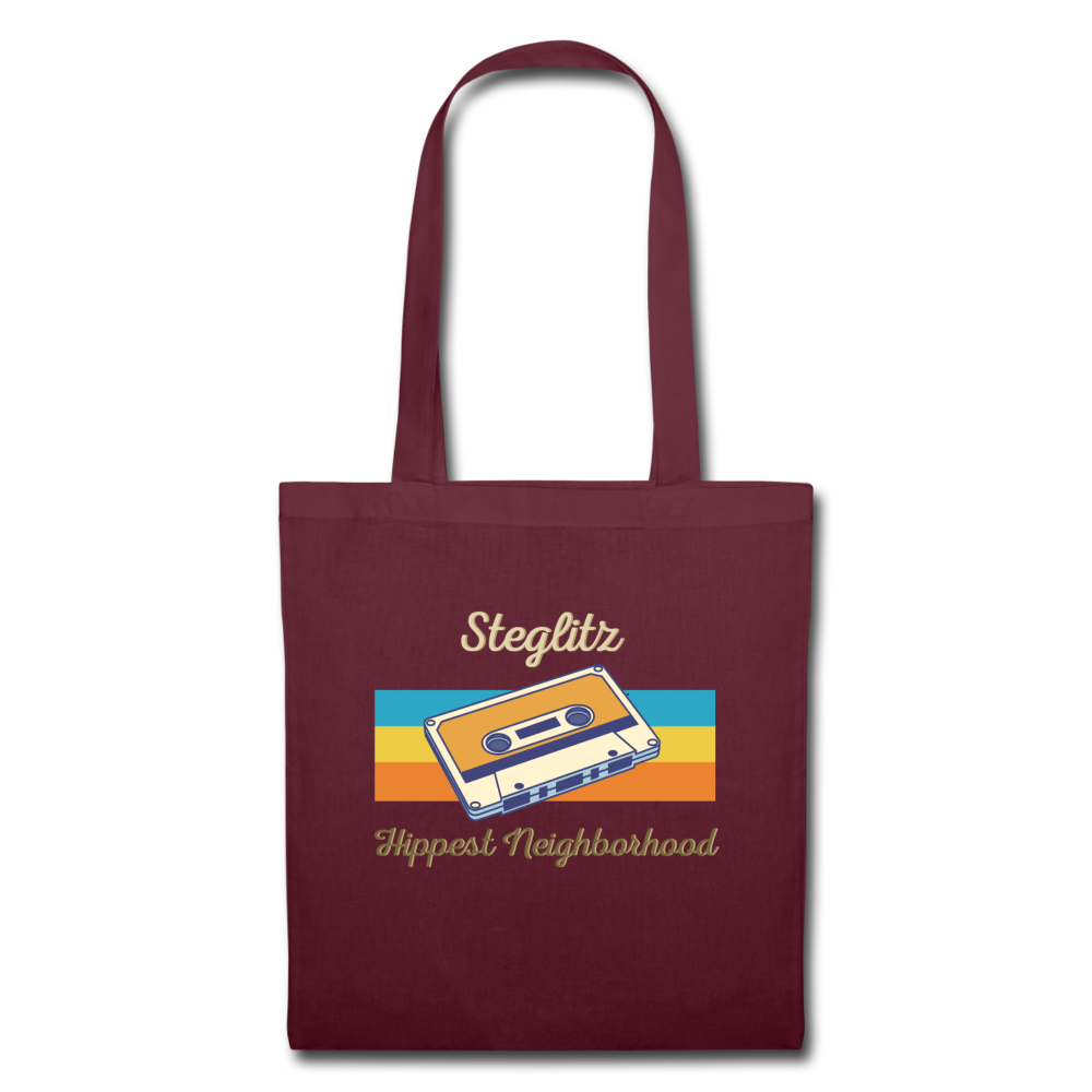 Steglitz Hippest Neighborhood - Stoffbeutel - Burgunderrot