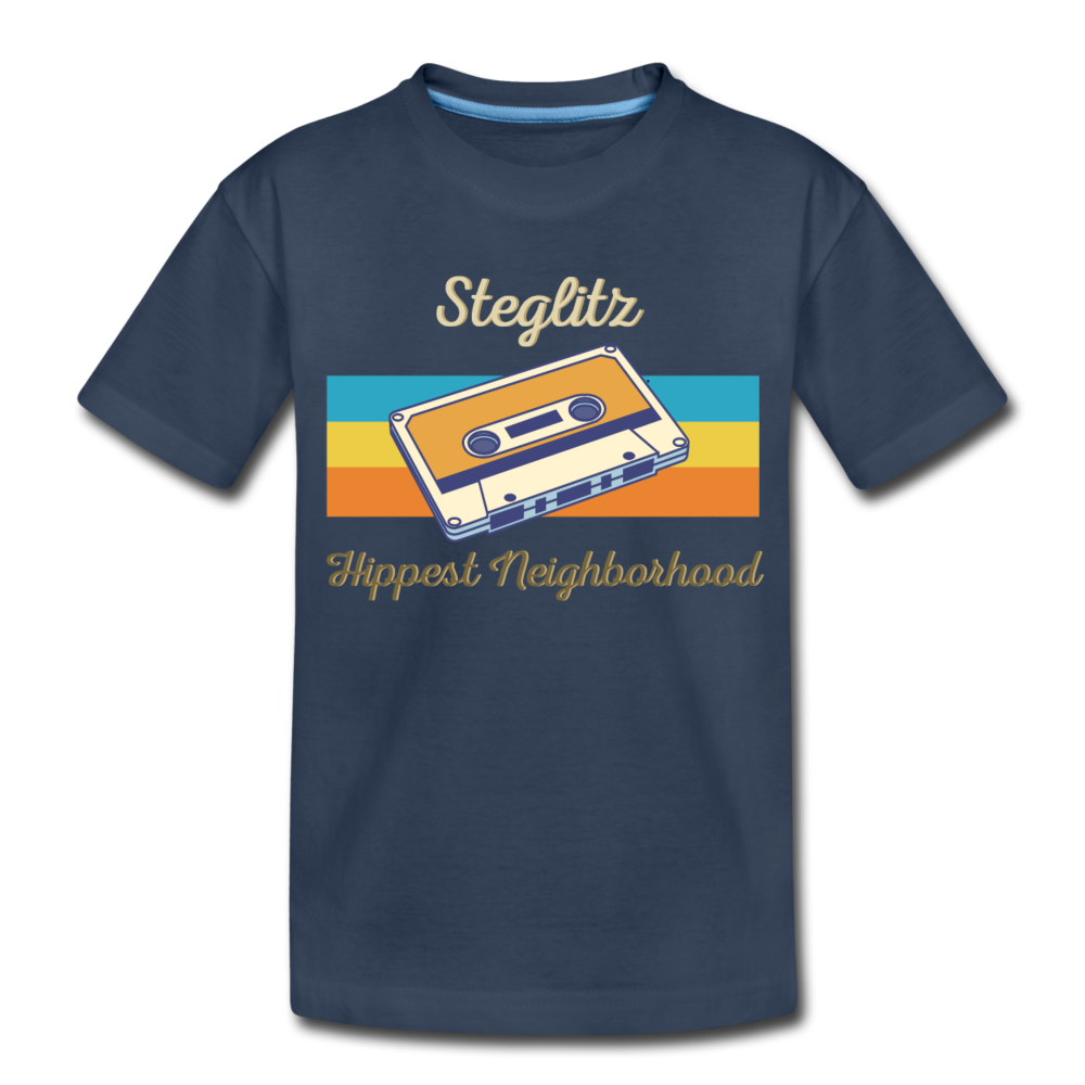 Steglitz Hippest Neighborhood - Teenager Premium T-Shirt - Navy