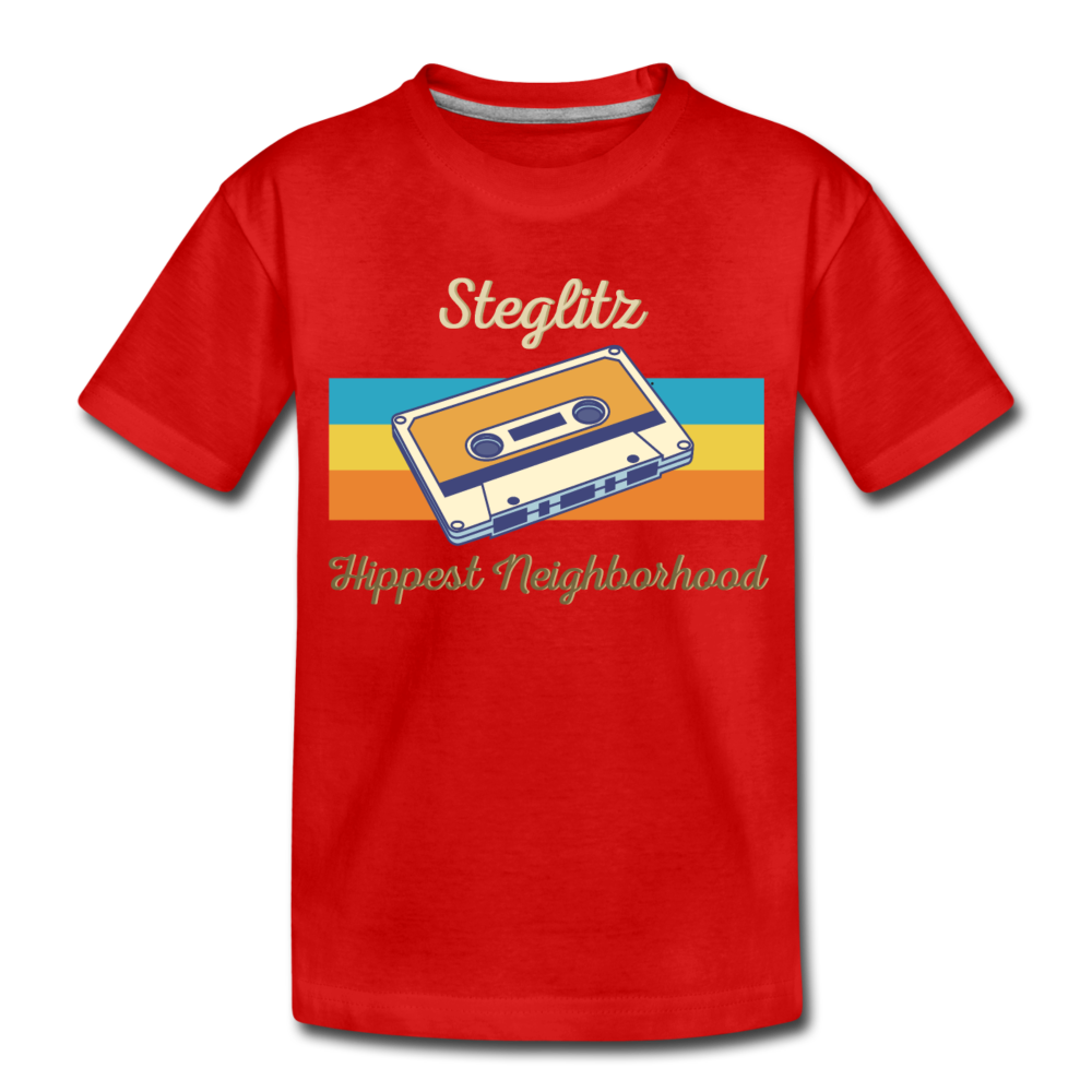 Steglitz Hippest Neighborhood - Teenager Premium T-Shirt - Rot