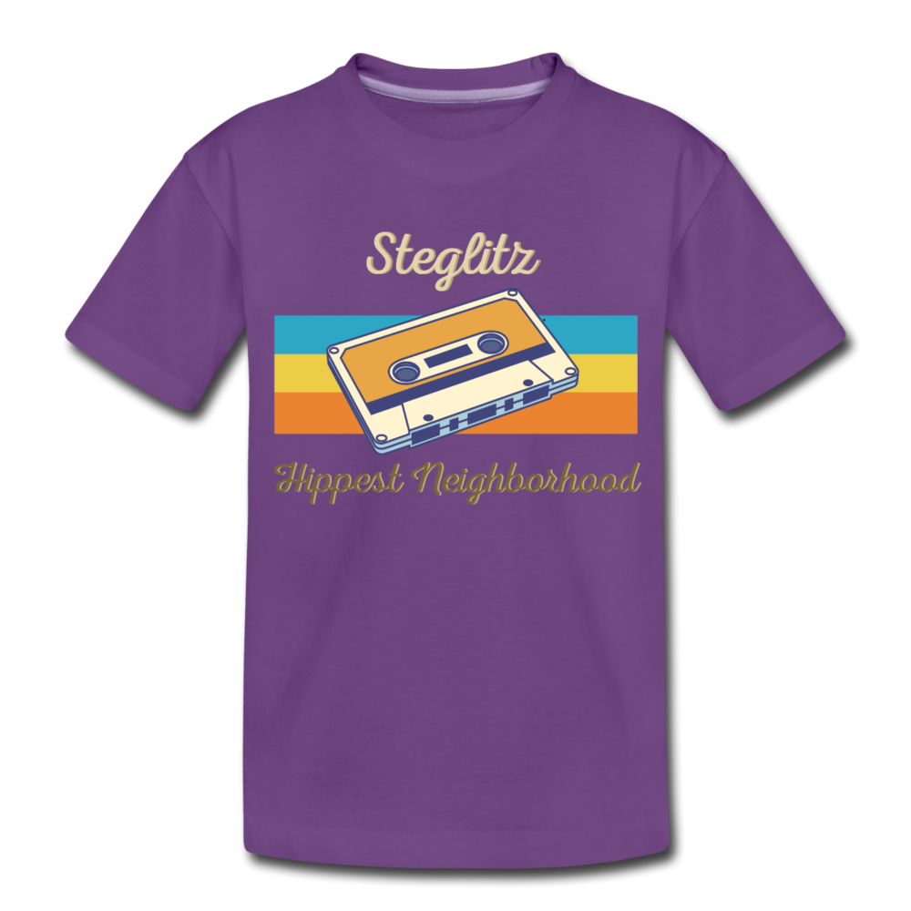 Steglitz Hippest Neighborhood - Teenager Premium T-Shirt - Lila