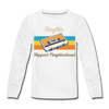 Steglitz Hippest Neighborhood - Kinder Langarmshirt - Weiß