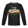 Steglitz Hippest Neighborhood - Kinder Langarmshirt - Schwarz
