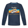 Steglitz Hippest Neighborhood - Kinder Langarmshirt - Navy